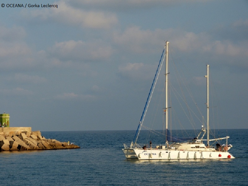 Ranger atracando en puerto de burriana ©OCEANA / Gorka Leclercq