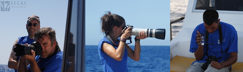 Fotografía y vídeo son tareas primordiales a bordo ©SECAC