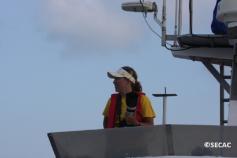 Investigadora avistando en fly ©SECAC