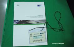 Ejemplo del material entregado en las Jornadas sobre gestión y financiación de la Red Natura 2000 marina